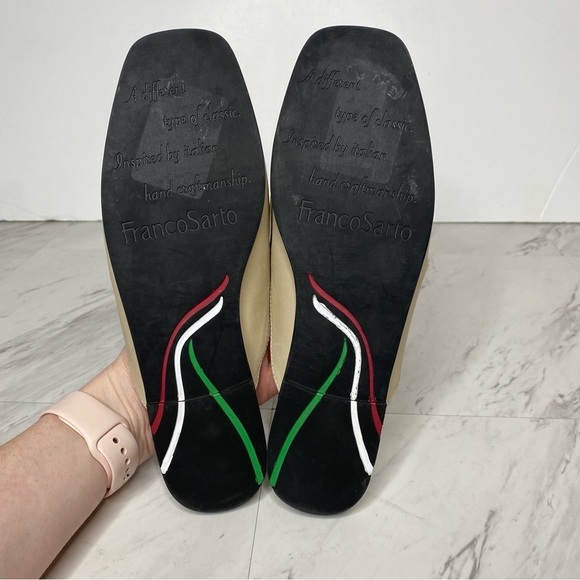 Franco Sarto Duval Square Toe Leather Mule 7M - Picture 13 of 14